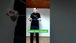 📐 Magic knot triangle yoyo trick yoyo [upl. by Tsiuqram476]