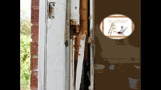 Kicked In Door Jamb Repair [upl. by Orlena]