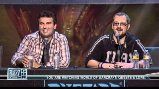 Blizzcon 2010  Quests amp Lore 34 [upl. by Yenhpad]