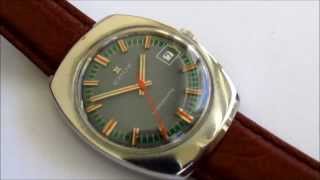 Edox Hydromatic vintage mens wristwatch [upl. by Agnella]