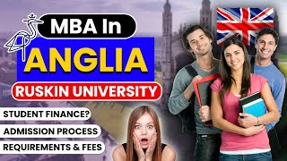 MBA in Anglia Ruskin University  Entry Requirements  Initial Deposit  Scholarship  Student Loan [upl. by Oderf65]