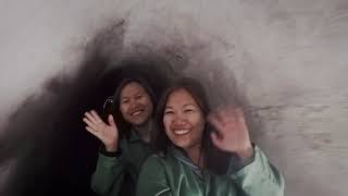 Longest Wooden Slide In Europe Hallstatt Salt Mine AUSTRIA [upl. by Tace663]