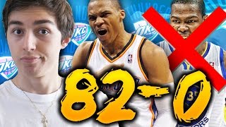 820 CHALLENGE  2017 OKLAHOMA CITY THUNDER WITHOUT KEVIN DURANT NBA 2K16 MY LEAGUE [upl. by Neelasor453]