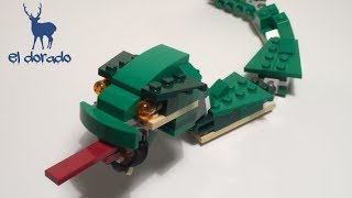 LEGO CREATOR 31058 Alternative  Snake Construction in Mighty Dinosaurs  レゴ el dorado [upl. by Aciretahs467]