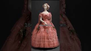 1860s ball gown 💝 Victorian aesthetic  19th century history shorts fashion dress [upl. by Lorain]