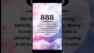 888 angel number meaning [upl. by Soloma]