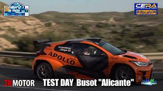 Test Day Previous Rallye La Nucia 2024 CERA [upl. by Suoirtemed]