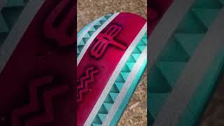 Custom painted skateboard Naitve candy paint colorways skateboard wallart sandiegoartist [upl. by Ahtamat]