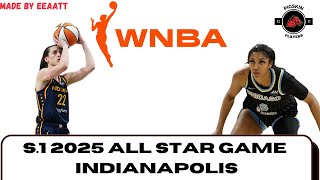 🚨🏀WNBA 2025 ALL STAR GAME INDIANAPOLIS wnba caitlinclark angelreese [upl. by Nosilla]