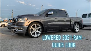 Lowered 2021 Ram  Quick Look [upl. by Thorwald]