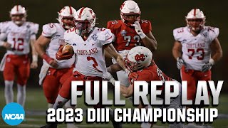 Cortland vs North Central IL 2023 DIII football championship  FULL REPLAY [upl. by Acila]