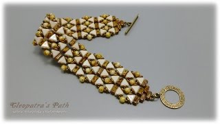 TheHeartBeading Pulseira Caminho de Cleopatra [upl. by Tedder591]