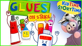 Glues on STRIKE  Funny read aloud  Back to school [upl. by Graehme]