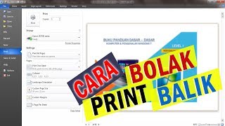 Cara Print Bolak Balik Di Microsoft Word 2010 [upl. by Harrus243]