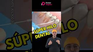 Un hilo dental con SUPERPODERES hilodental dentista higienedental limpiezadental shorts [upl. by Innad]