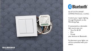 Malmbergs Bluetooth Module 2 Gang [upl. by Ahsaenat]