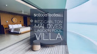 Ritz Carlton Maldives Lagoon Pool Villa  Room Tour 2023 4K [upl. by Charline145]