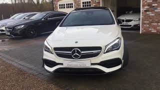 MERCEDES CLA AMG CLA 45 4MATIC FOR SALE IN CIRRUS WHITE [upl. by Notneiuq]