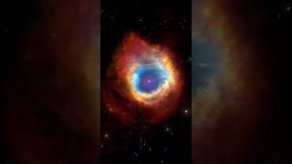 Helix Nebula  Hubble Telescope image of Helix Nebula  NGC 7293 Gods Eye Nebula  Space [upl. by Aiyn564]