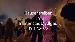 Klausentreiben in Immenstadt Allgäu 05122022 [upl. by Atinob515]