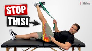 STOP Stretching Your Hamstrings For Sciatica Relief Do THIS Instead [upl. by Hcir]