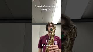 Day 67 of my daily transcribing challenge and I decided to play Alabama by John Coltrane [upl. by Etana912]