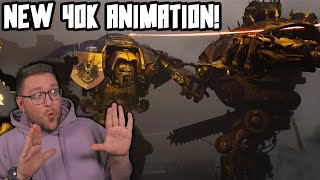 NEW 40K ANIMATION TEASER Reaction amp Breakdown [upl. by Oringas]