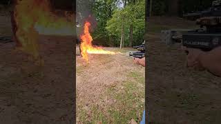 Byrna TCRPulseFIRE Flamethrower and Less Lethal Fun with DK Spencer [upl. by Yasui]