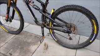 Michelin mountain bike mudguard from DH22 tyre package [upl. by Ellirehs109]