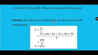 Finding the ARITHMETIC MEAN of Ungrouped Data [upl. by Wootan]