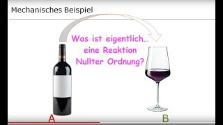 Was ist eigentlich eine Reakion 0 Ordnung Warum ist die Abbaurate von Alkohol konstant [upl. by Cohin]