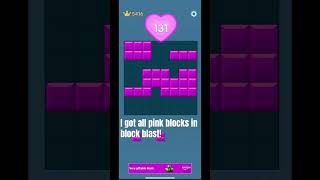 All pink blocks in block blast [upl. by Oicor949]