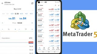 First Time Trading on MetaTrader 5 Beginners Guide to Successful Trading on MT5 Mobile App forex [upl. by Evered]