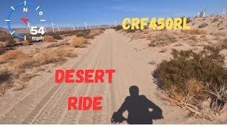 Crf450rl  Trying to Follow JDLRacingjn4vr  Desert Ride dualsport with coyotef150surfer7 [upl. by Treblih]