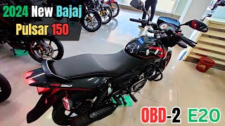 2024 New Bajaj Pulsar 150 SD E20 Model Detailed Review  New Changes  New Features  New Price😱 [upl. by Itraa696]