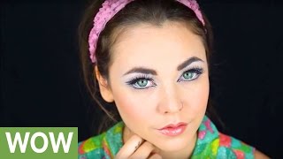 1960s inspired makeup tutorial with modern twist [upl. by Ahsirtak]