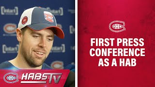 Tanner Pearson on joining the Habs at training camp  FULL PRESS CONFERENCE [upl. by Hebe]