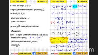 02 Exponentielle Correction Exercice Bac Math Science  Technique  Info  Eco [upl. by Lotty637]