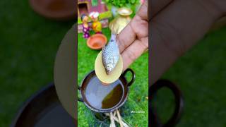 Mini yellow fish VS Panipuri😋 shorts shortsvideo youtubeshorts minicocinar [upl. by Adnahcir]