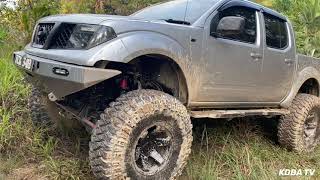 D40 Navara On 40” Tyres  Monster Mods Go To Blanchisseuse [upl. by Ternan646]