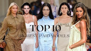 The Top 10 Highest Paid Models of 2022  Runway Collection [upl. by Ami]