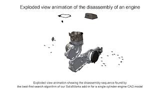 SolidWorks disassembly planning [upl. by Geri]