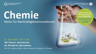 Mit Chemie und Katalyse die Klimakrise überwinden – Ringvorlesung [upl. by Yldarb]