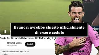 Palermo Brunori RosaNero fiero della maglia [upl. by Yelik314]