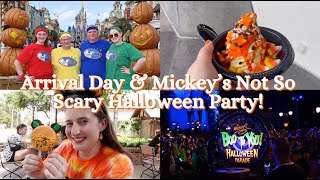 Disney World Travel Day amp Mickeys Not So Scary Halloween Party Food Rides amp Entertainment [upl. by Desmund]