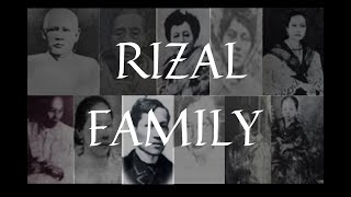 RIZAL FAMILY TREE [upl. by Emil]