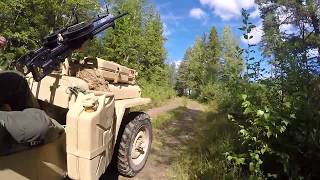 Willys Sas Jeep Trandum WW2 monument German tank shooting range Part 1 [upl. by Silirama919]