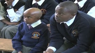 Boy who made Uhuru laugh joins Form One [upl. by Ahsieyt]