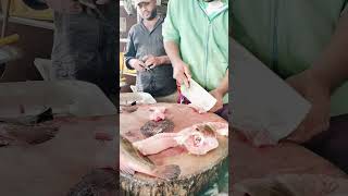 Hamour Fish Cutting And Skin Out Curry Piece Power Fish Cutting youtubevideo [upl. by Balthazar140]