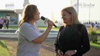 The International Ayr Show  Festival of Flight Interview with Jane Bradley [upl. by Eniamirt]